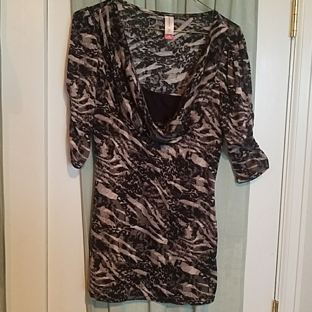 Animal Print Blouse